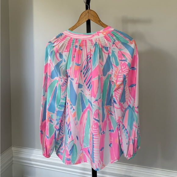 Lilly Pulitzer long sleeve Blouse XS - Picture 2 of 3